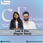 CA Foundation Law & Economics Live + Recorded Combo by CA Harshad Jaju & CA CS Tejal Katariya Starting 16th March