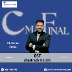 CA Final IDT Fastrack Lectures By CA Karan Satija For May/Sep'26 Exams