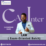 CA Inter Law Exam-Oriented Batch By CA Darshan Khare For May/Sep'26 & Jan'27 Exams
